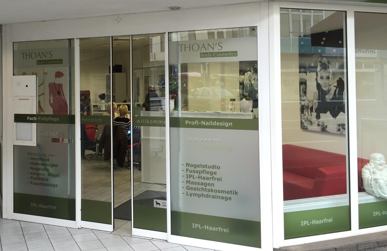 Außenansicht des Studios an der Bochumer Straße